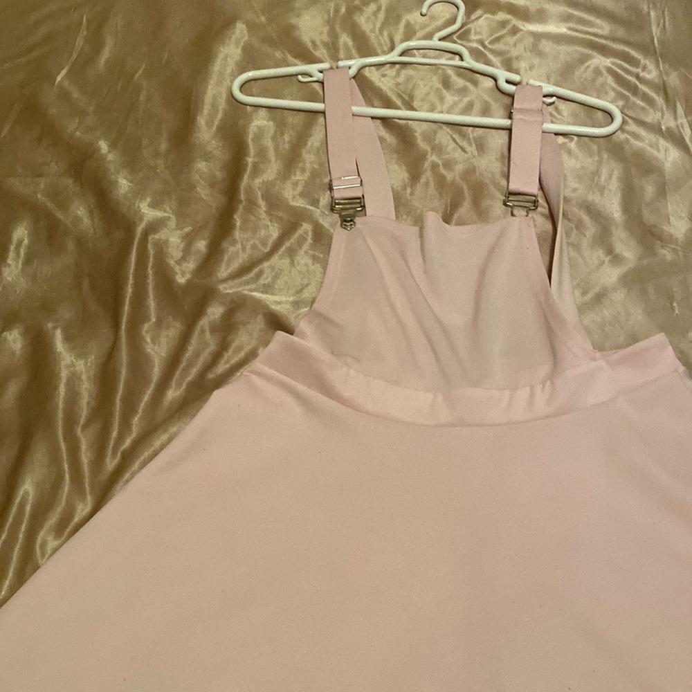 Pink overall skirt